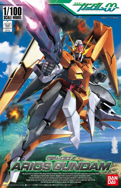 Evergreen Product Flying Pose Gundam 1/100 NG 00 #15 GN-007 Arios Gundam Mobile Suit Model Kit