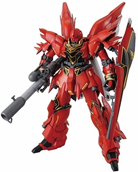 MSN-06S Sinanju (Anime ver. version) - 1/100 scale - MG (#167) Kidou Senshi Gundam UC - Bandai Action Pose Console Game