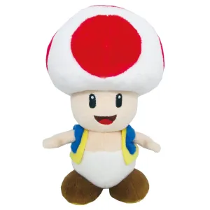 Plushie | Super Mario All Star | Toad 7.5" | Little Buddy Matching Pair Little Implement