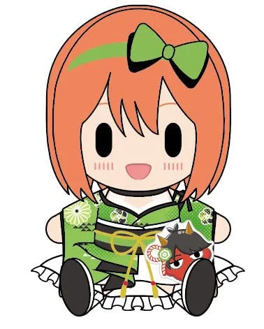 The Quintessential Quintuplets Movie Plush Nakano Yotsuba (May, 2023 Edition) Label Worker