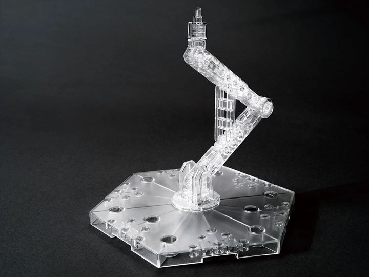 Gundam Action Base 5 Clear Stand Model Kit Rustic style Garden Ornament