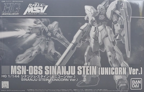 Gift wrapping Gundam 1/144 HGUC Gundam Unicorn MSN-06S Sinanju Stein Model Kit Exclusive
