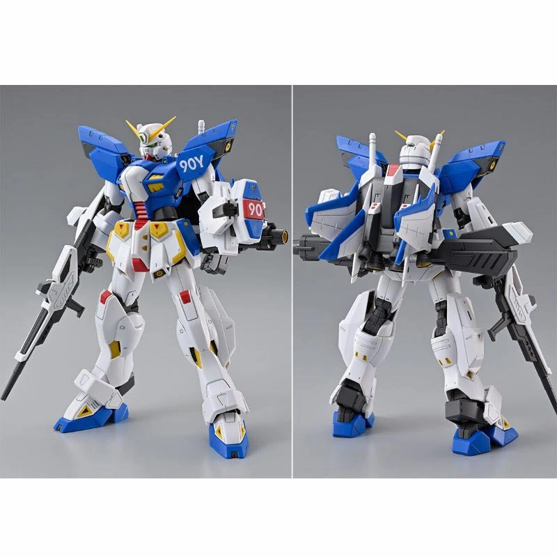 Gundam 1/100 MG F90IIIY Cluster Gundam Model Kit Exclusive Small Sculpture Media Attention
