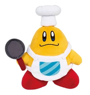 "Kirby's Dream Land" All Star Collection Plush KP06 Chef Kawasaki (S Size) Little Glance Experienced Maker