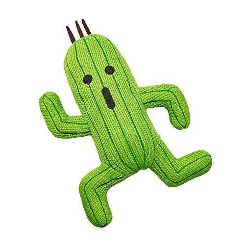 Final Fantasy Knitted Plush Cactuar Crystal Decoration