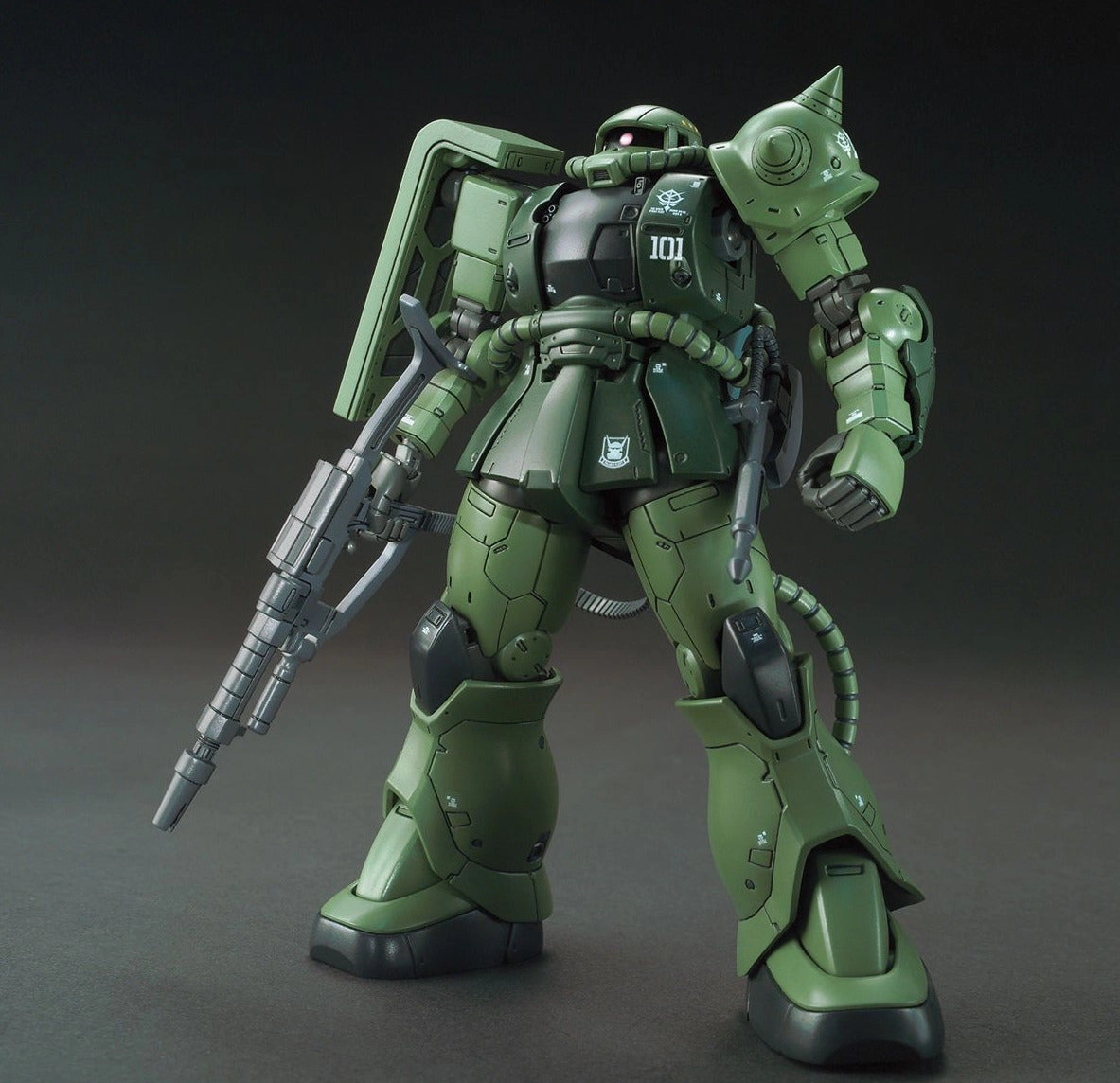 Gundam 1/144 HG The Origin #025 MS-06C-6/R6 Zaku II Type C-6/R6 Model Kit Detailed Figure
