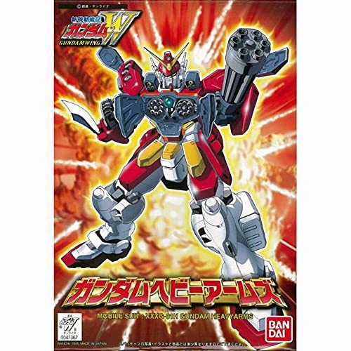 XXXG-01H Gundam Heavyarms (With Figure version) - 1/144 scale - 1/144 Gundam Wing Model Series (WF-04), Shin Kidou Senki Gundam Wing - Bandai Dragon Statue